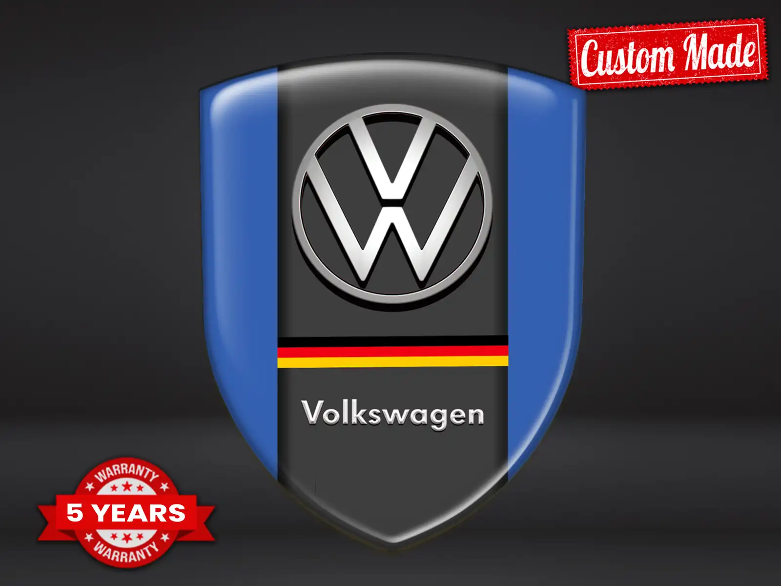 VW Fensteraufkleber Luxus Exklusiv Auto Anpassbar